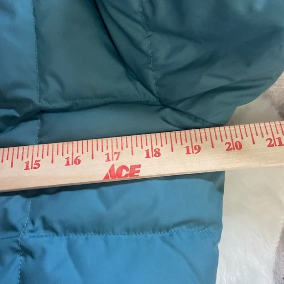 Eddie Bauer EB700 Sz SP Emerald Green Goose Down Puffer Woman’s Jacket - Picture 8 of 11